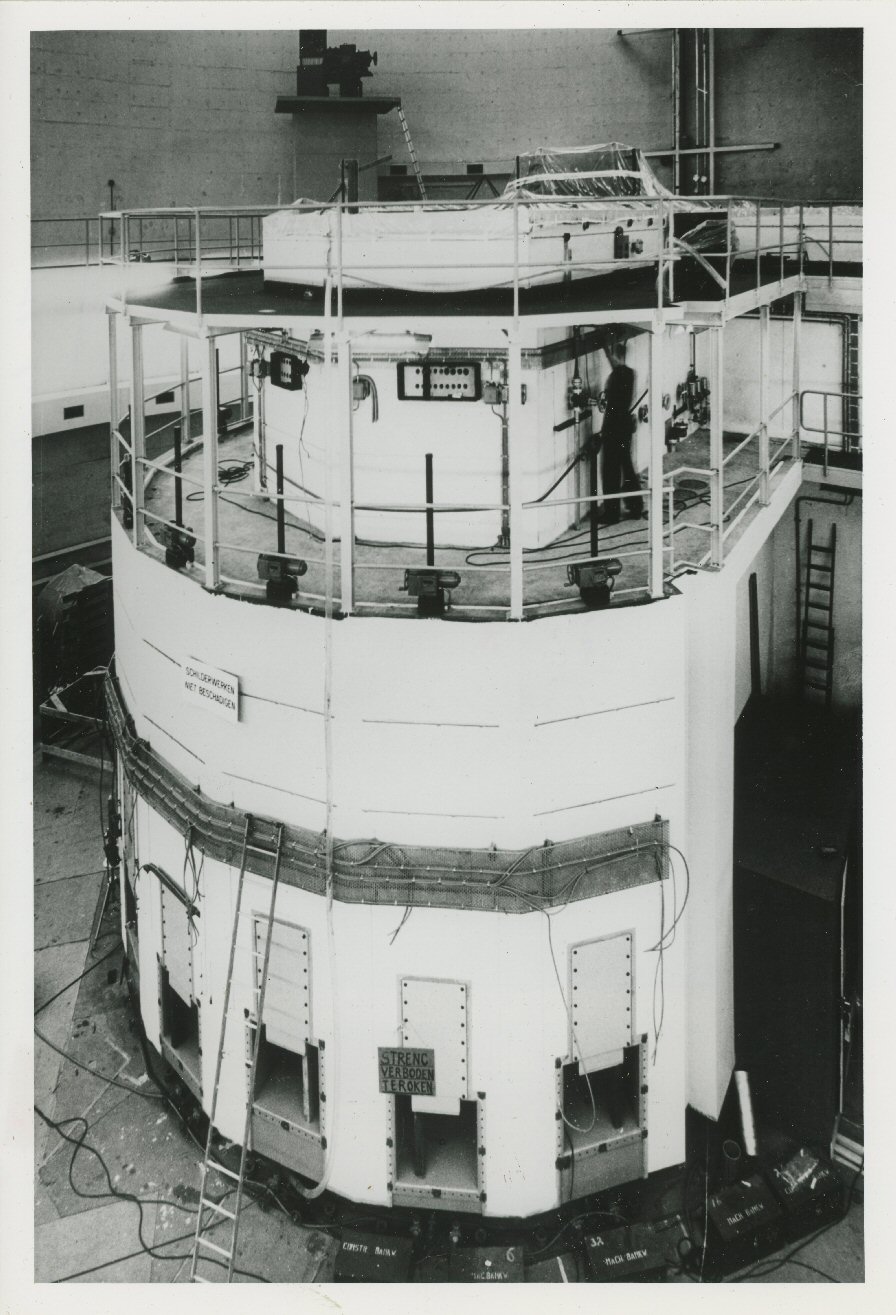 RCN-ECN 035 - 1962 Press Photo High Flux Reactor (1)